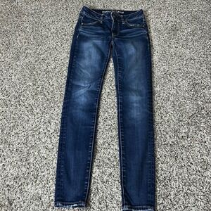 American Eagle Outfitters AEO Denim‎ Jegging Blue Wash Women's Jeans